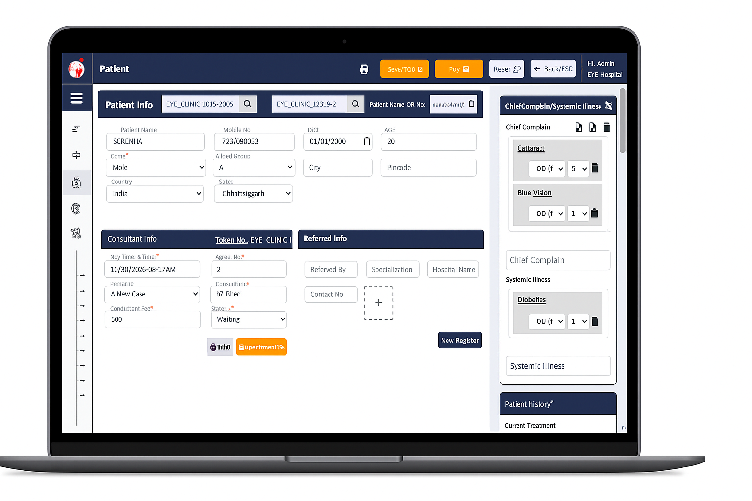 Reception & Registration